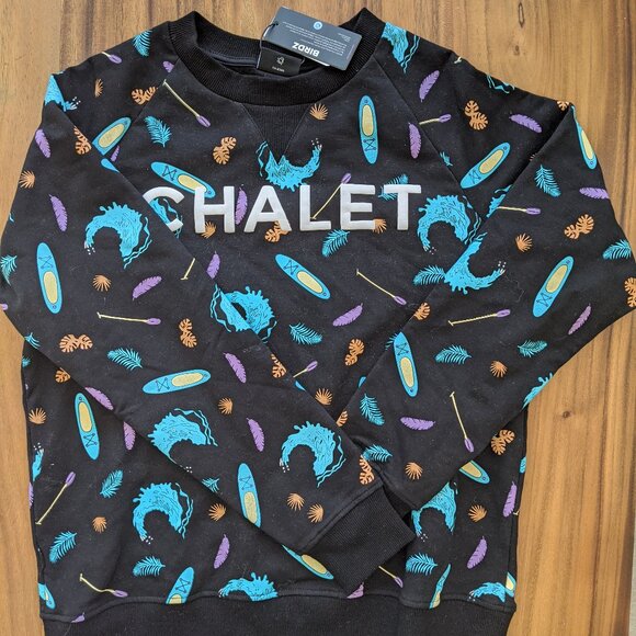 Brand new - Chalet Printed Fleece Sweater - Picture 1 of 5